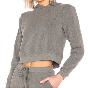 LPA Crop Hoodie Sweatshirt